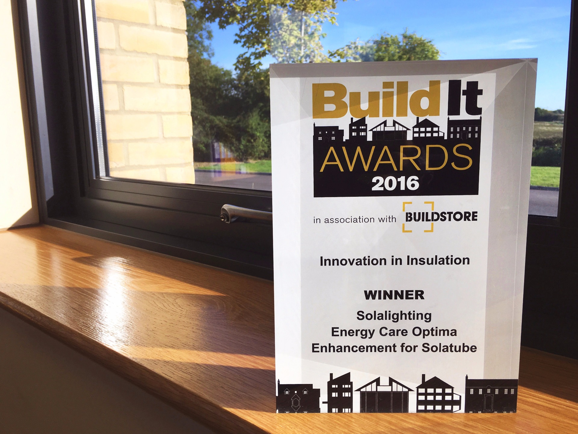 Build It Awards 2016 - Innovation in Insulation award