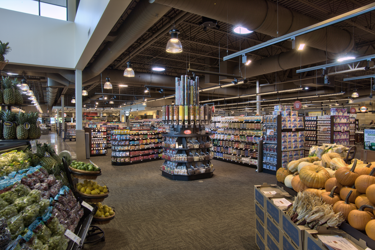 Byler's interior brightened by open ceiling Solatube Daylight Systems