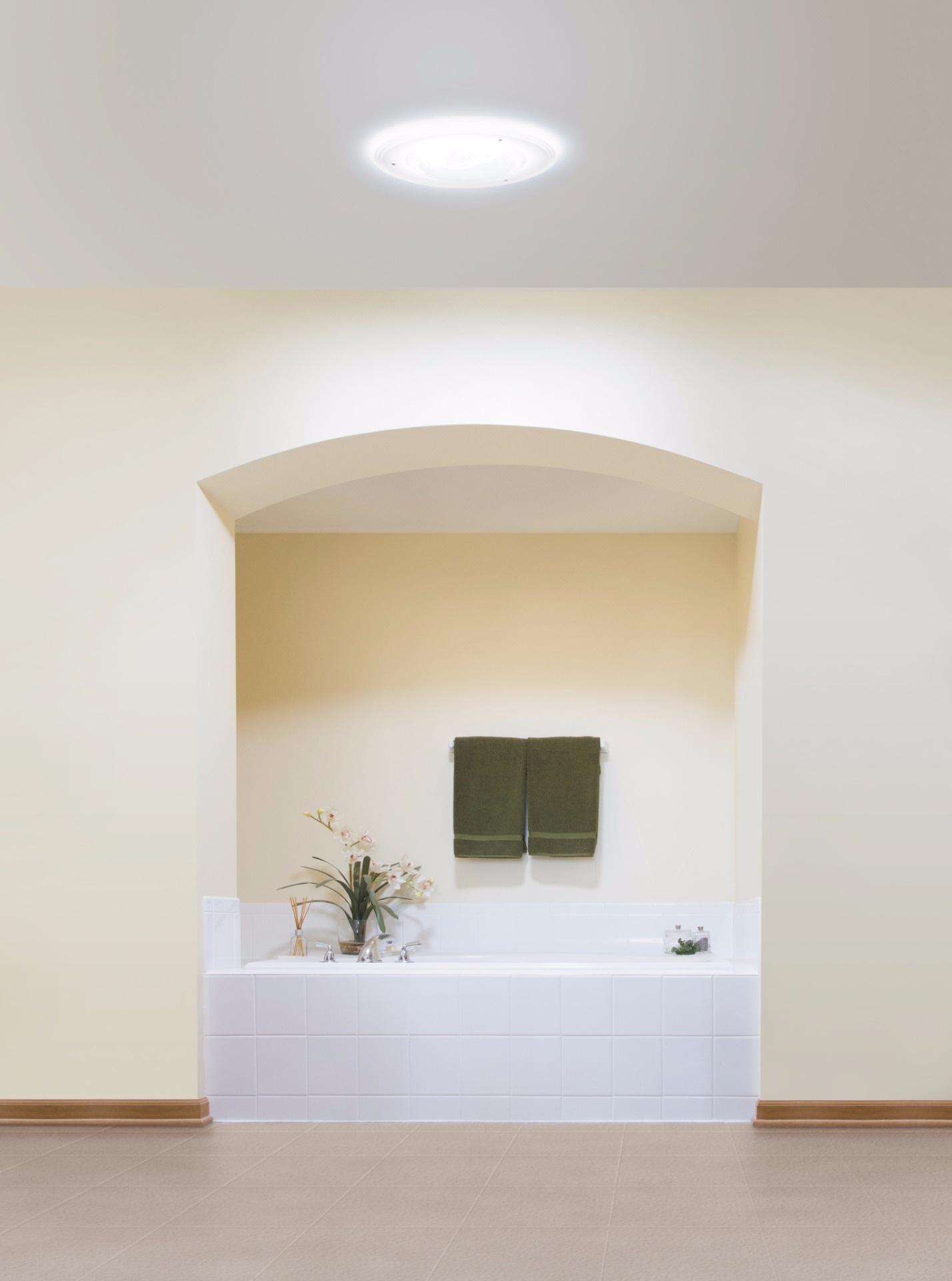 Bathroom example without ventilation kit