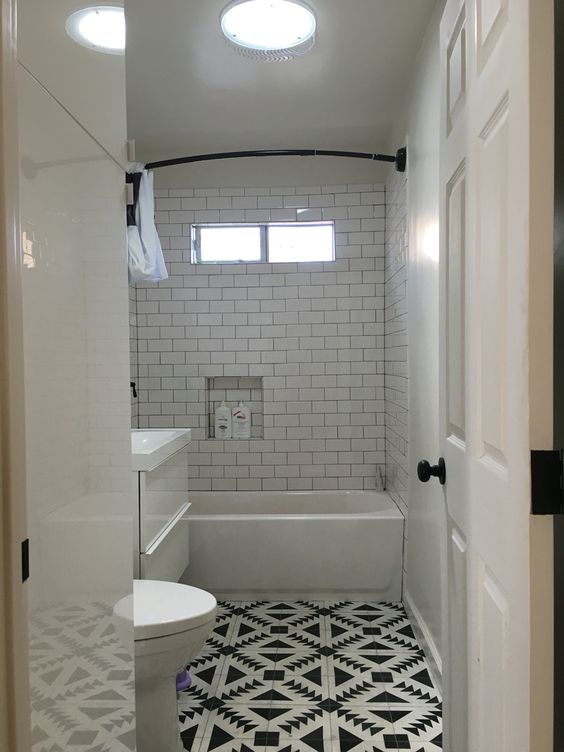 Bathroom example with ventilation kit
