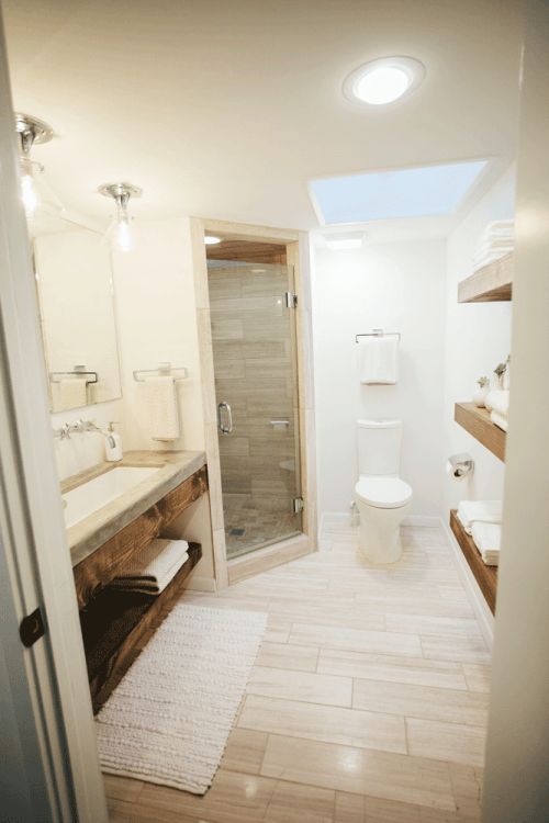 Bathroom example without ventilation kit