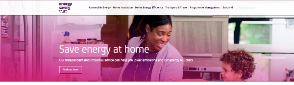 Energy Saving Trust website