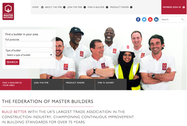 Federation of Master Builders website