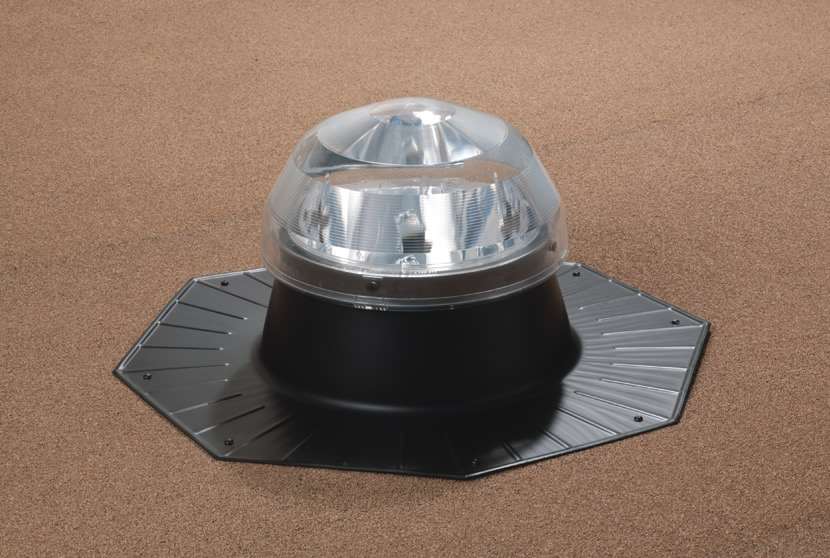 Injection moulded roof dome