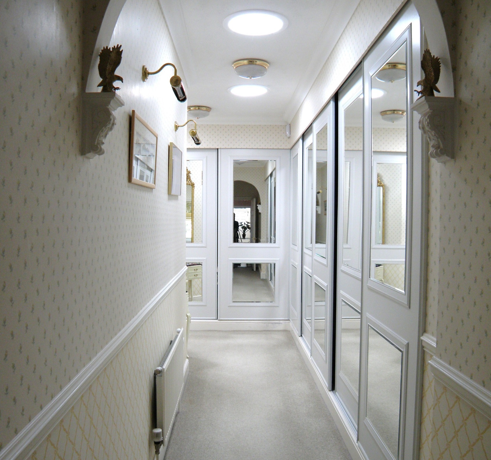 Home Windowless Hallway Example